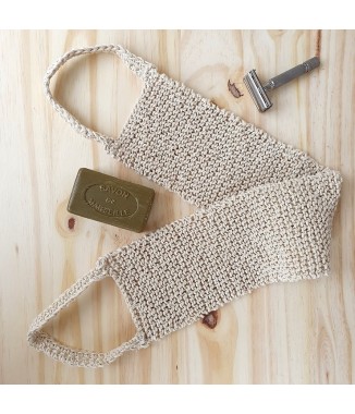 Lanière gratte-dos en lin