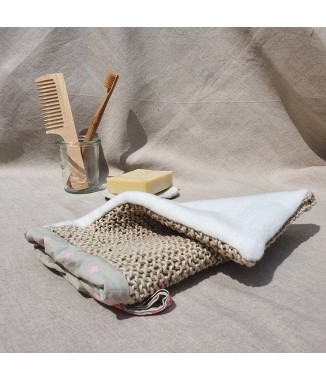 Gant exfoliant en chanvre bio